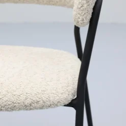 Trendhopper Eetkamerstoel Zeri met zwart frame^ Eetkamerstoelen
