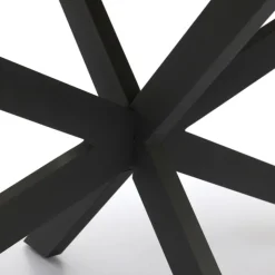 Trendhopper Eettafel Haiko Deens - Verjongd geborsteld Blad - 180x100 - Matrixpoot^ Eetkamertafels
