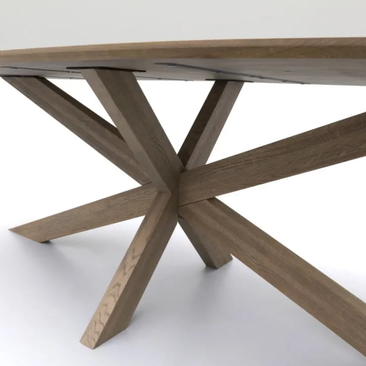 Trendhopper Eettafel Haiko Deens ovaal^ Eetkamertafels