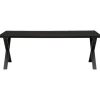 Trendhopper Eettafel Kolt X poot - 220x100 - Old piano^ Eetkamertafels