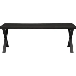 Trendhopper Eettafel Kolt X poot - 220x100 - Old piano^ Eetkamertafels