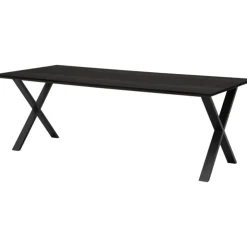 Trendhopper Eettafel Kolt X poot - 220x100 - Old piano^ Eetkamertafels
