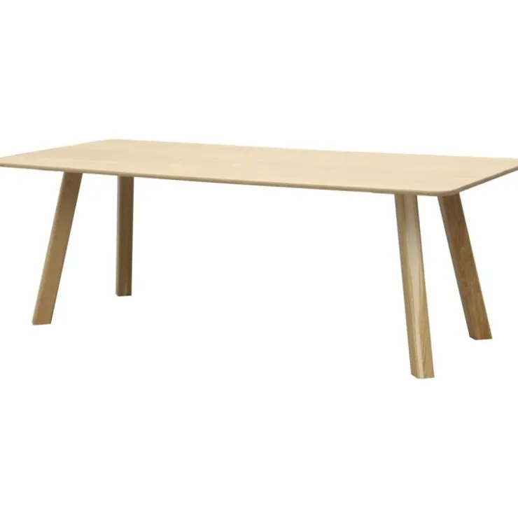 Trendhopper Eettafel Tavolo Rechthoek afgerond^ Eetkamertafels