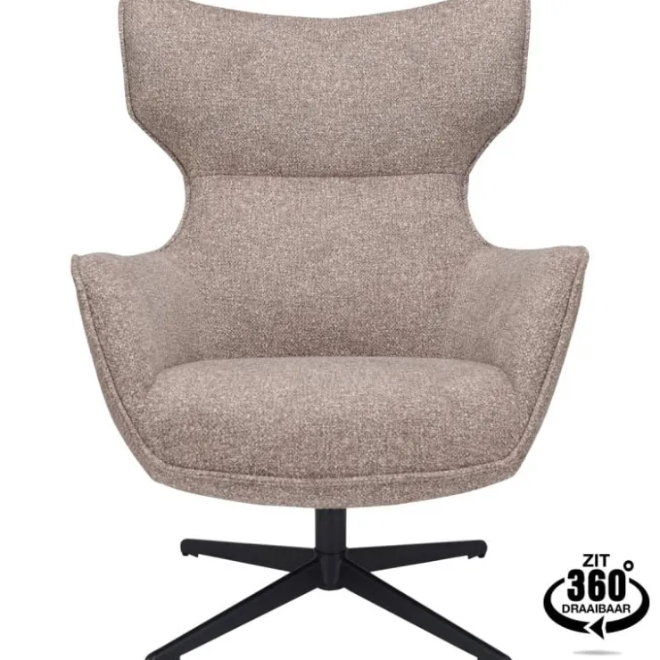 Trendhopper Fauteuil Bresso Mokka^ Fauteuils