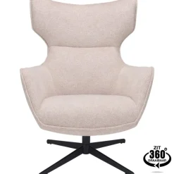 Trendhopper Fauteuil Bresso Zand^ Fauteuils
