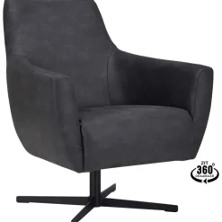 Trendhopper Fauteuil Helin Bull Antraciet^ Fauteuils
