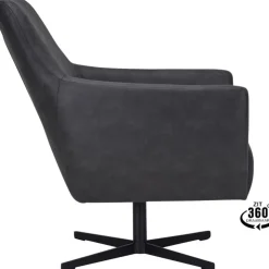 Trendhopper Fauteuil Helin Bull Antraciet^ Fauteuils