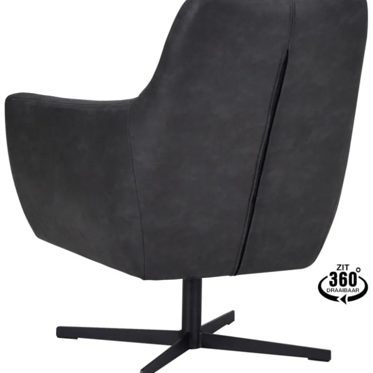 Trendhopper Fauteuil Helin Bull Antraciet^ Fauteuils