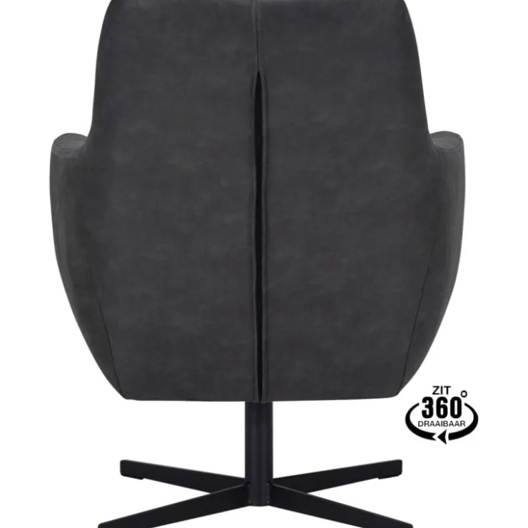 Trendhopper Fauteuil Helin Bull Antraciet^ Fauteuils