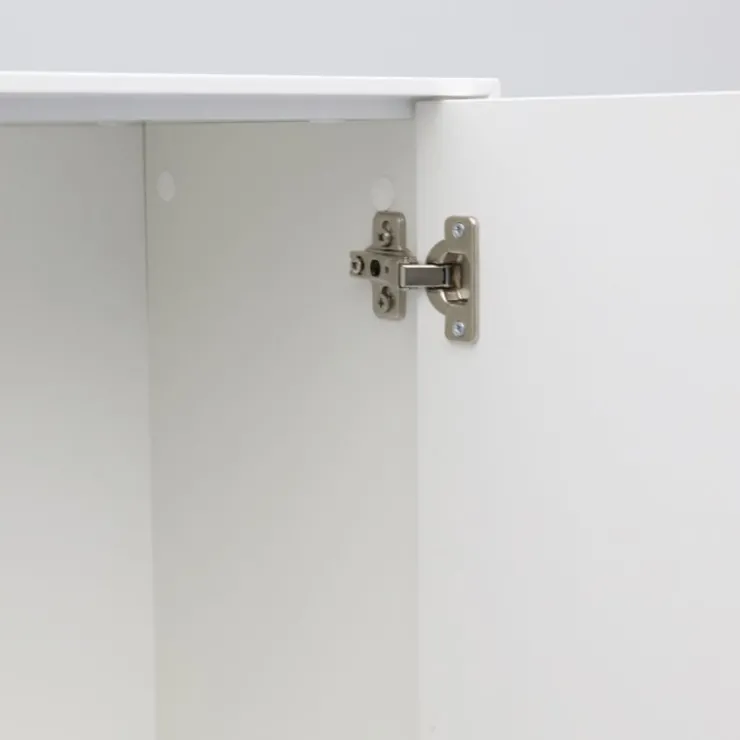Trendhopper Hangkast Moiano wit^ Opbergkasten