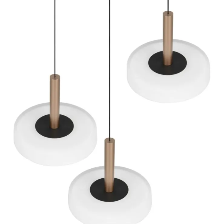 Trendhopper Hanglamp Celia 3 lichts rond^ Hanglampen