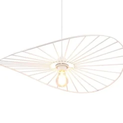 Trendhopper Hanglamp Chapeau mat wit Excl. 1x E27 7W^ Hanglampen