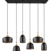 Trendhopper Hanglamp Chiraz mat zwart Excl. 6x E27 4,9W^ Hanglampen