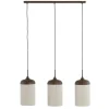 Trendhopper Hanglamp Denia 3 lichts donkerbruin^ Hanglampen