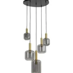 Trendhopper Hanglamp Loki 5-lichts rond^ Hanglampen