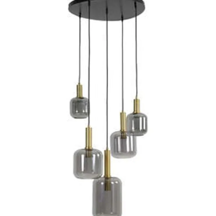 Trendhopper Hanglamp Loki 5-lichts rond^ Hanglampen
