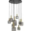 Trendhopper Hanglamp Loki 9-lichts rond^ Hanglampen