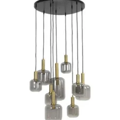 Trendhopper Hanglamp Loki 9-lichts rond^ Hanglampen