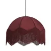 Trendhopper Hanglamp Malagia Velvet Bordeaux 60cm^ Hanglampen
