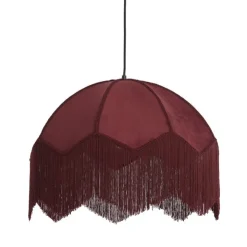 Trendhopper Hanglamp Malagia Velvet Bordeaux 60cm^ Hanglampen