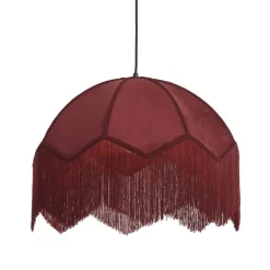 Trendhopper Hanglamp Malagia Velvet Bordeaux 60cm^ Hanglampen