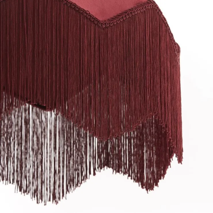 Trendhopper Hanglamp Malagia Velvet Bordeaux 60cm^ Hanglampen