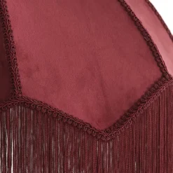 Trendhopper Hanglamp Malagia Velvet Bordeaux 60cm^ Hanglampen