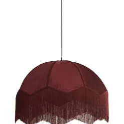 Trendhopper Hanglamp Malagia Velvet Bordeaux 50cm^ Hanglampen