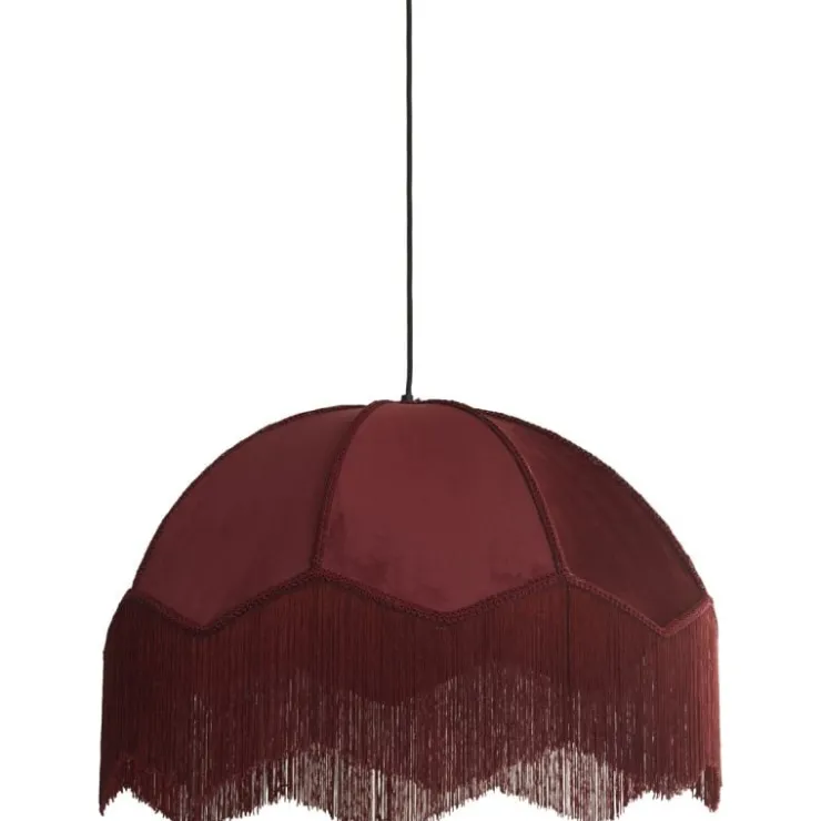 Trendhopper Hanglamp Malagia Velvet Bordeaux 50cm^ Hanglampen