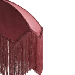 Trendhopper Hanglamp Malagia Velvet Bordeaux 40cm^ Hanglampen