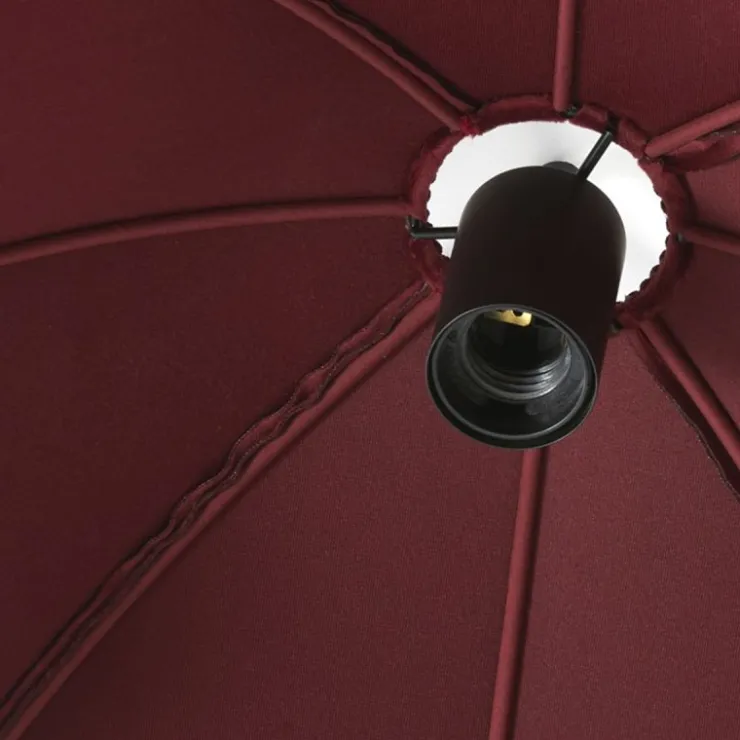 Trendhopper Hanglamp Malagia Velvet Bordeaux 40cm^ Hanglampen