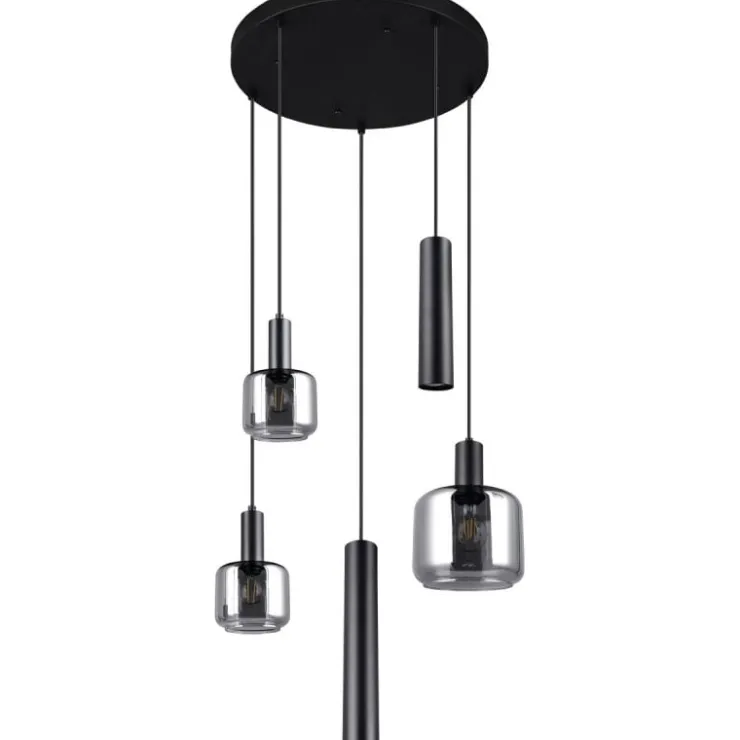 Trendhopper Hanglamp Metaro 5 lichts rond^ Hanglampen