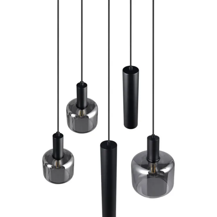 Trendhopper Hanglamp Metaro 5 lichts rond^ Hanglampen