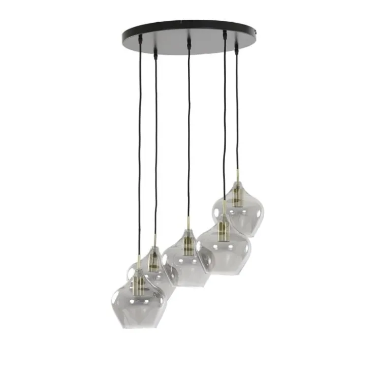 Trendhopper Hanglamp Rolf 5-lichts rond^ Hanglampen
