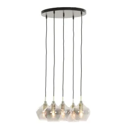 Trendhopper Hanglamp Rolf 5-lichts rond^ Hanglampen