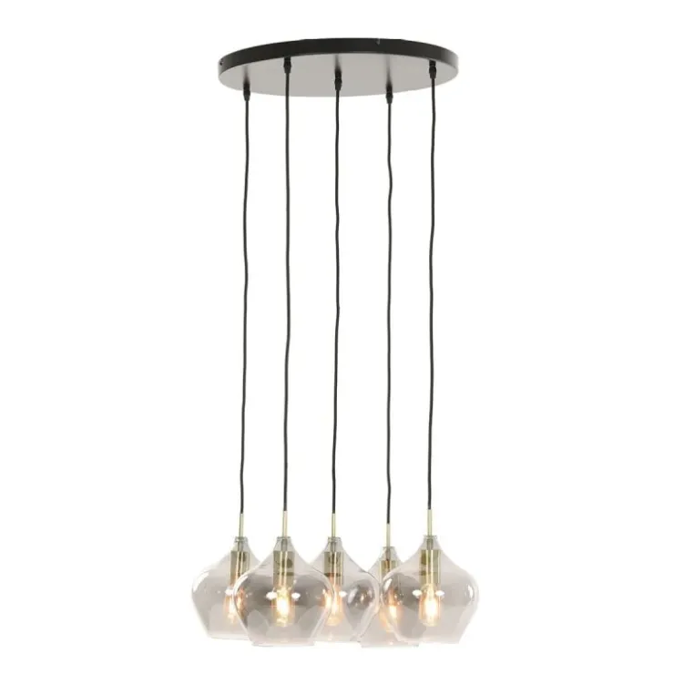 Trendhopper Hanglamp Rolf 5-lichts rond^ Hanglampen
