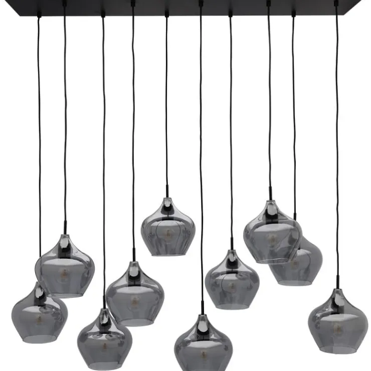 Trendhopper Hanglamp Rolf 10-lichts smoke^ Hanglampen