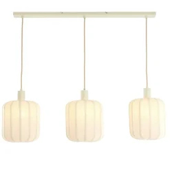 Trendhopper Hanglamp Tulsa 3-lichts Creme^ Hanglampen
