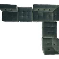 Trendhopper Hoekbank Cluny Regency Turquoise^ Hoekbanken