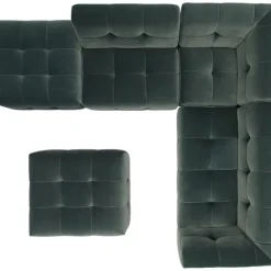 Trendhopper Hoekbank Cluny Regency Turquoise^ Hoekbanken