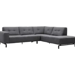 Trendhopper Hoekbank Viborg Nero Grey rechts^ Hoekbanken