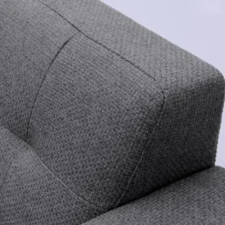 Trendhopper Hoekbank Viborg Nero Grey links^ Hoekbanken