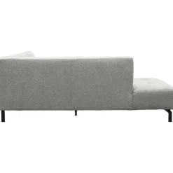 Trendhopper Hoekbank Viborg Nero Lightgrey links^ Hoekbanken
