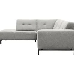 Trendhopper Hoekbank Viborg Nero Lightgrey links^ Hoekbanken
