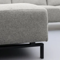 Trendhopper Hoekbank Viborg Nero Lightgrey links^ Hoekbanken