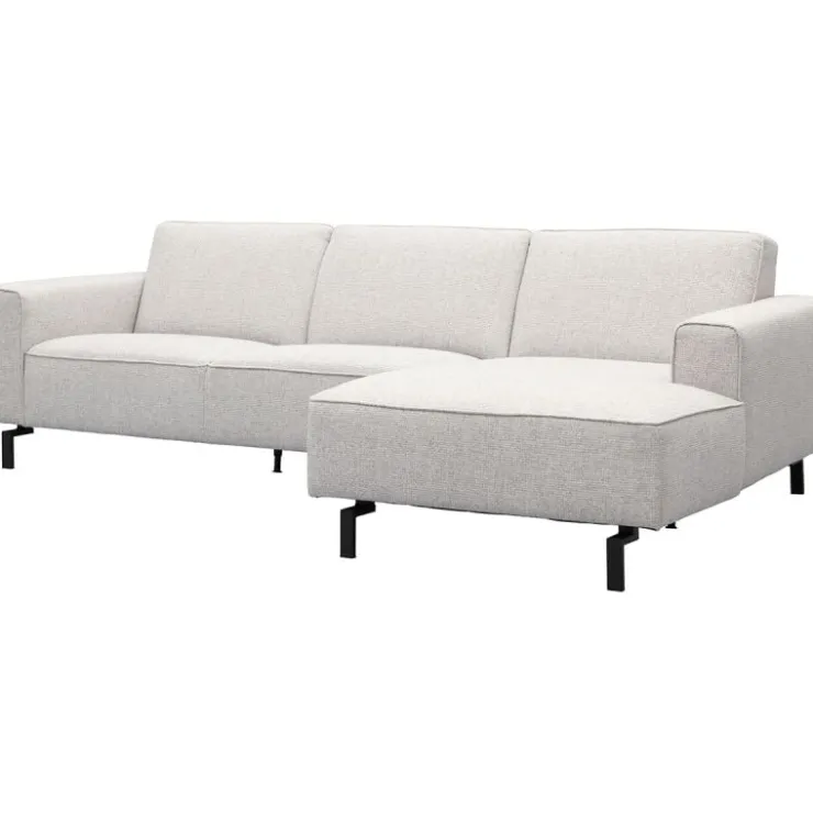 Trendhopper Hoekbank Vik Nero Lightgrey Rechts^ Hoekbanken