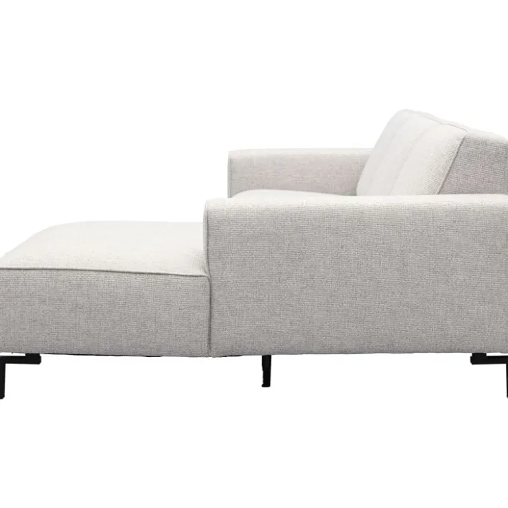 Trendhopper Hoekbank Vik Nero Lightgrey Rechts^ Hoekbanken