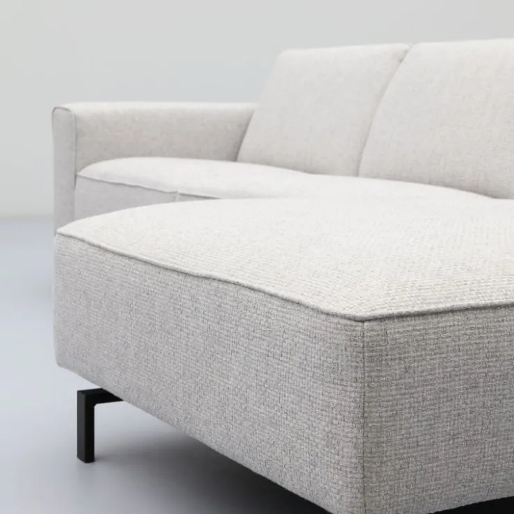Trendhopper Hoekbank Vik Nero Lightgrey Rechts^ Hoekbanken