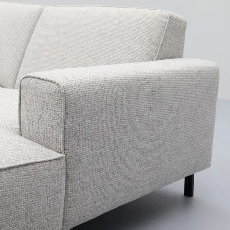 Trendhopper Hoekbank Vik Nero Lightgrey Rechts^ Hoekbanken