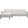 Trendhopper Hoekbank Vik Nero Lightgrey Links^ Hoekbanken